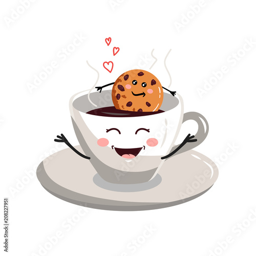 cute cartoon cup of coffee5