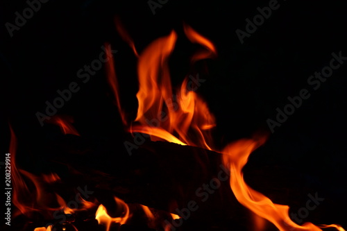 Flame  fire  burning  bonfire