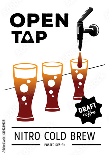open tap nitro coffee poster