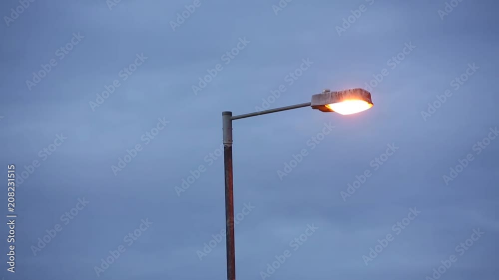 Modern Street light in Europe