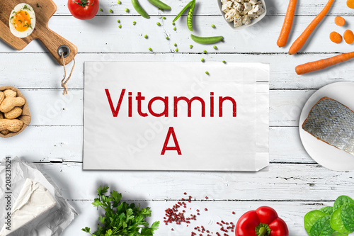 Konstfotografi Vitamin A reiche Lebensmittel