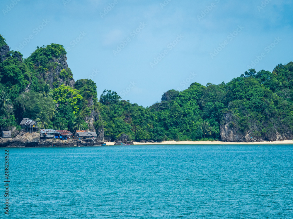 island sea and blue sky island sea and blue sky