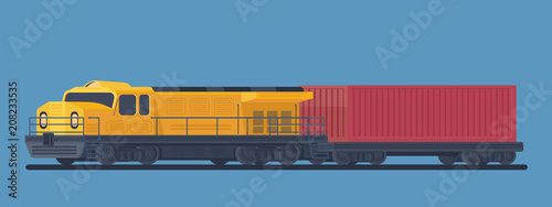 Locomotive for transportation goods