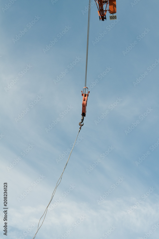 Kranhaken und Seil Kranhaken und Seil