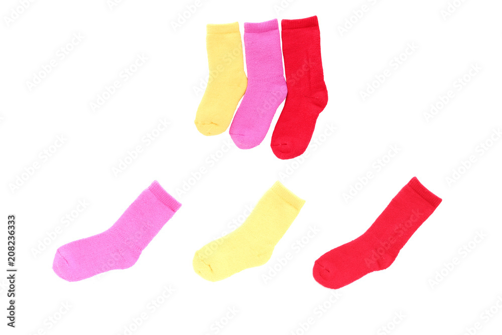 sock on isolated sock on isolated