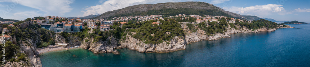 panorama, Dalmatian Coast, Dubrovnik, Croatia