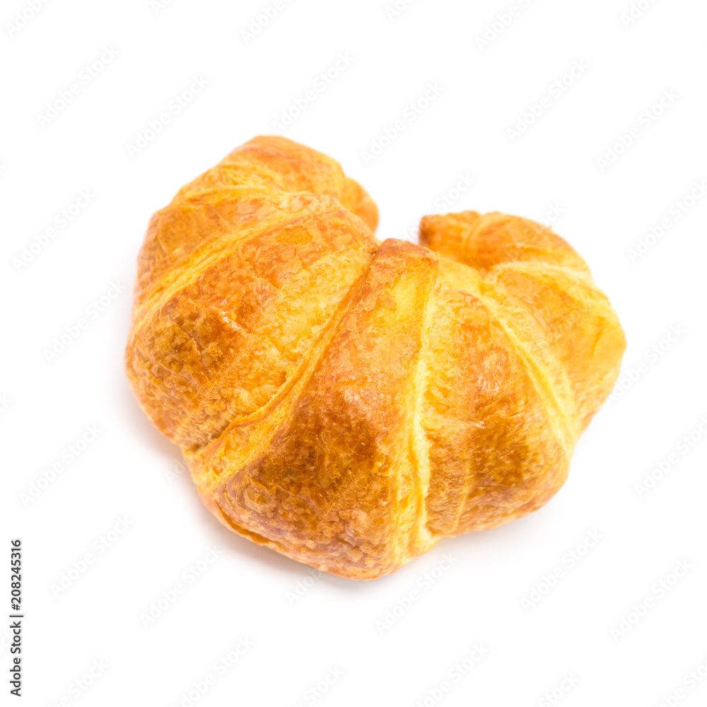 croissant isolated on white croissant isolated on white