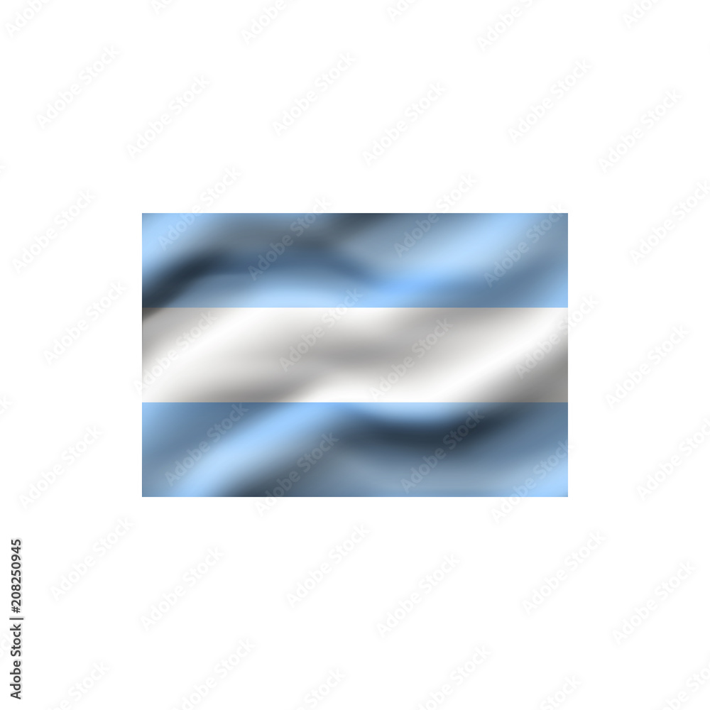 Naklejka premium Flag of Argentina.