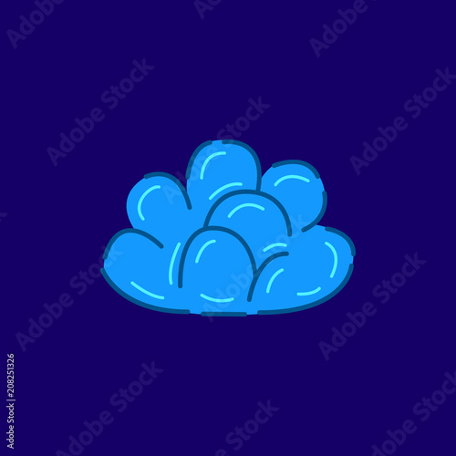 Cloud icon. Vector illusrtation