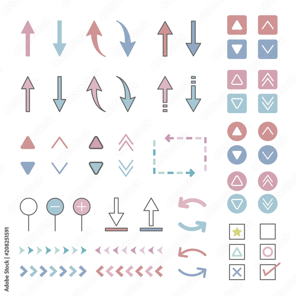 矢印アイコン シンプル Vector Eps 10 Stock Vector Adobe Stock