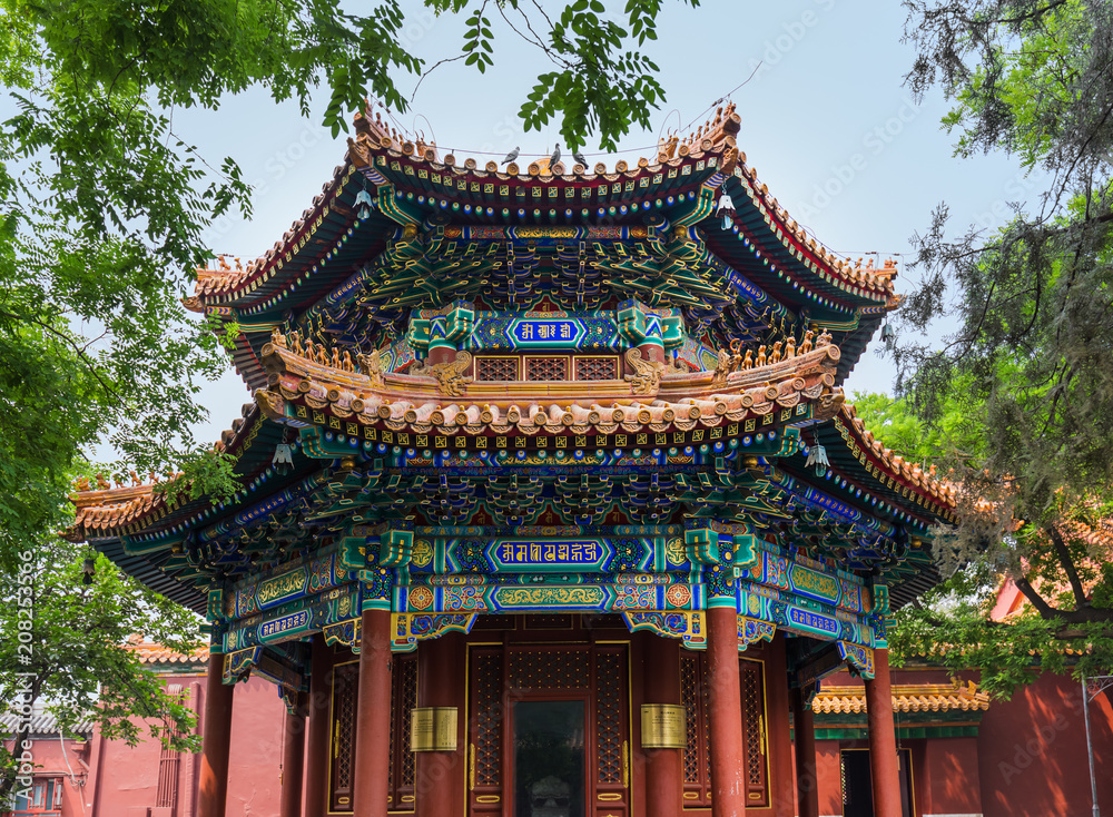 Lama Yonghe Temple in Beijing China