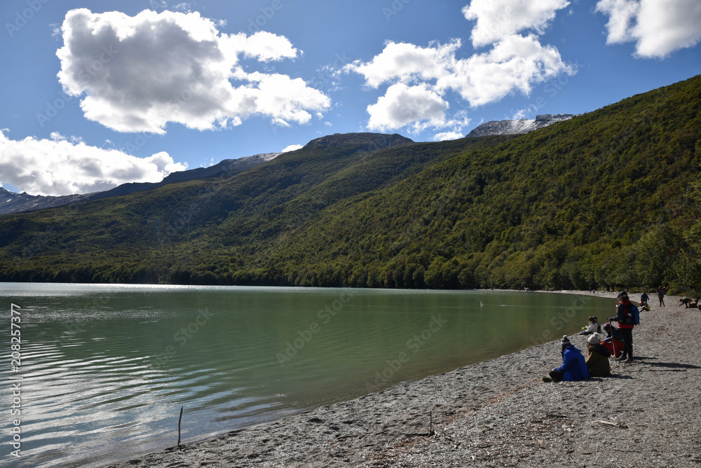 Lac de la Terre de Feu en Argentine