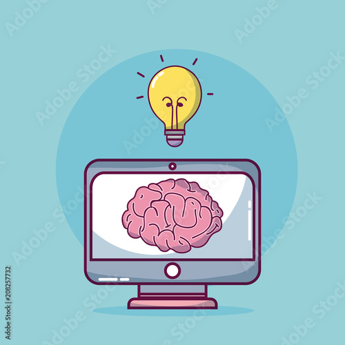 Brain and intelligence concept