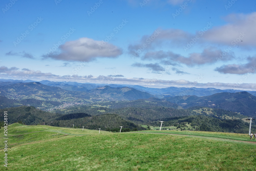 Fototapeta premium Landscape of mountains in the Carpathians