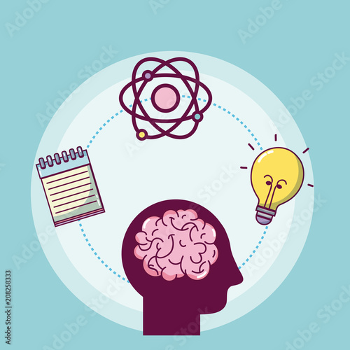 Brain and intelligence concept