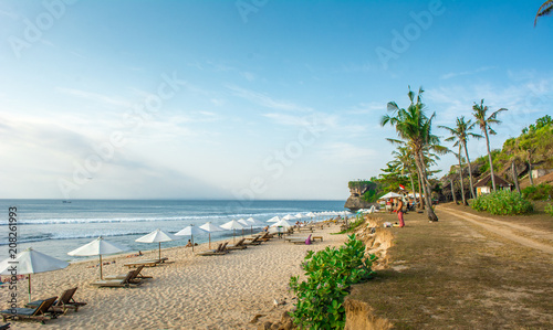 Balangan beach, bali, indonesia photo