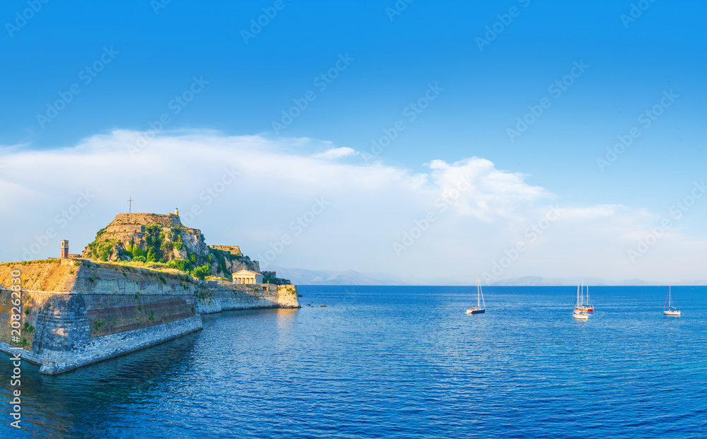 The old castle of Corfu island
