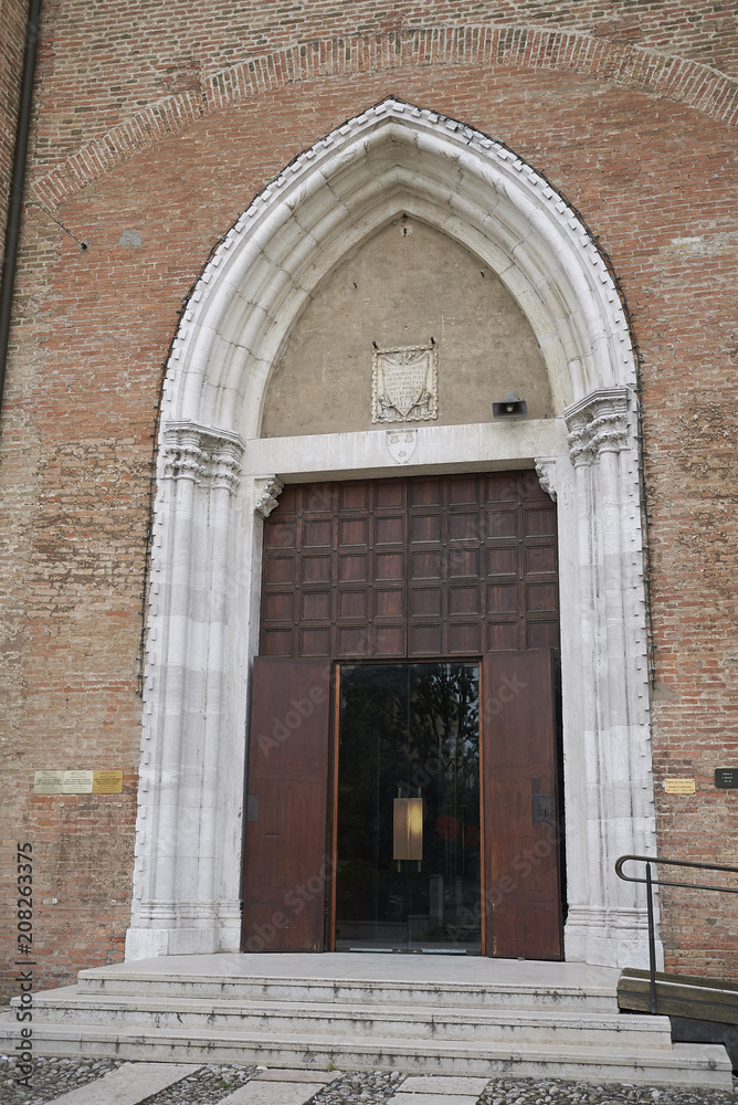 Treviso, Italy - May 29, 2018: View San Nicolo Temple