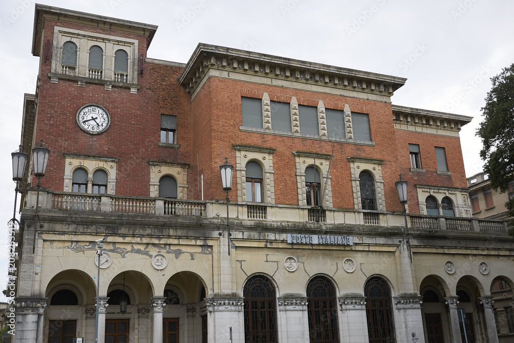 Treviso, Italy - May 29, 2018: Poste Italiane building
