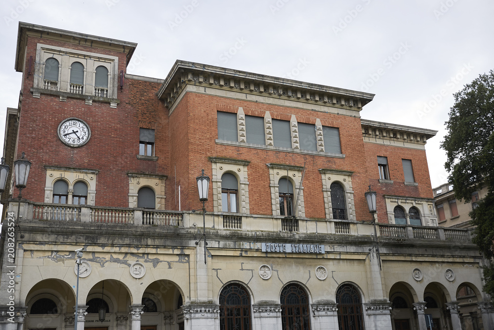 Treviso, Italy - May 29, 2018: Poste Italiane building