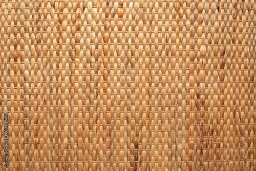 wallpaper showing rustic texture of dried water hyacinth handcraft placemat.
