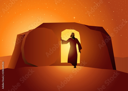Resurrection of Jesus Fototapet