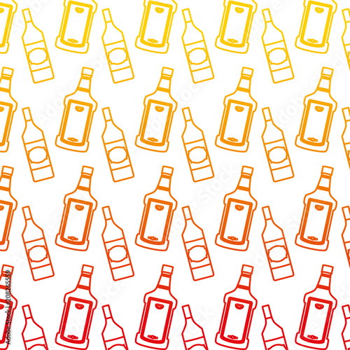 degrded line tequila and schnapps liquor bottle background photo