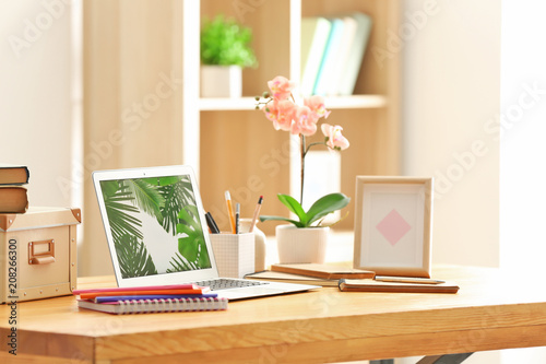 Comfortable home workplace ...