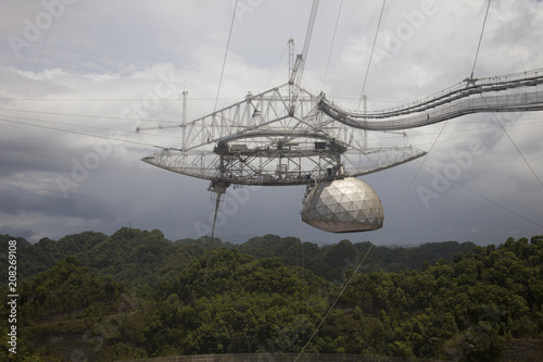 Arecibo Observatory  ,radio telescope in the municipality of Arecibo, Puerto Rico photo