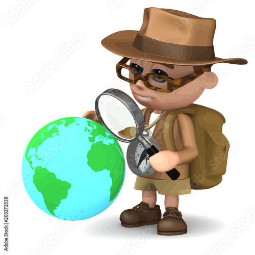 Vector 3d Explorer world