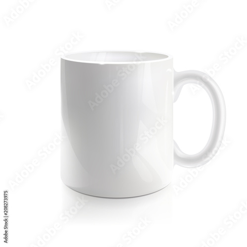 Empty White Mug