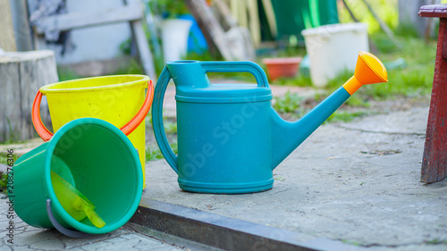 Wallpaper Mural Gardening on a country site in the spring and summer season Torontodigital.ca