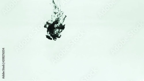 Abstract Black Ink motion
