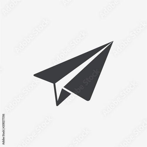 Paper Plane Vector Icon