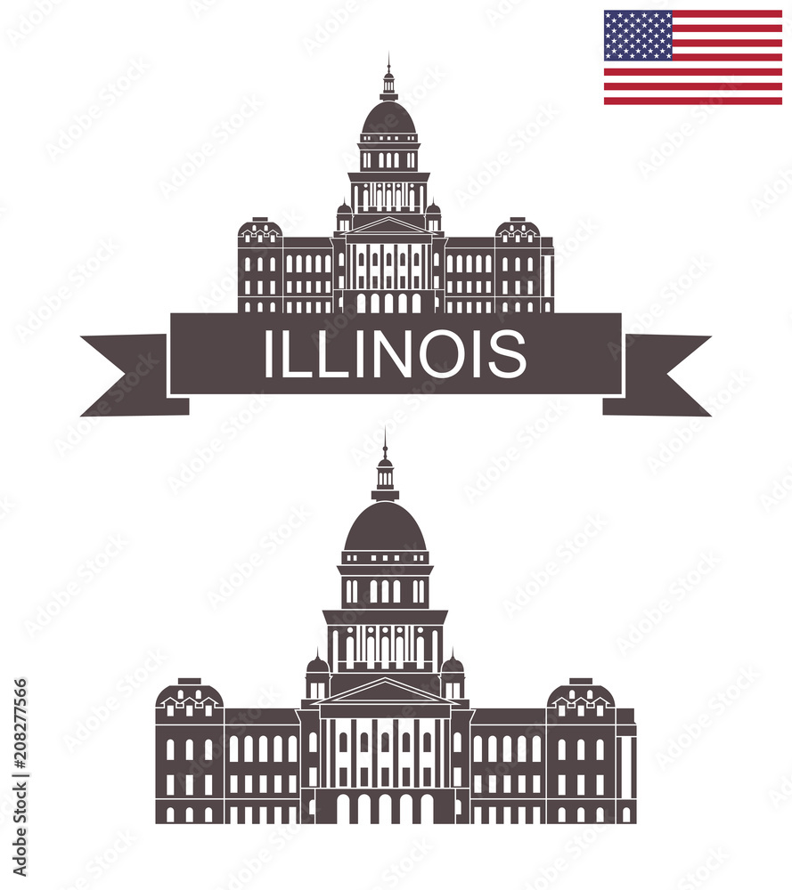 State of Illinois. Illinois State Capitol. Springfield