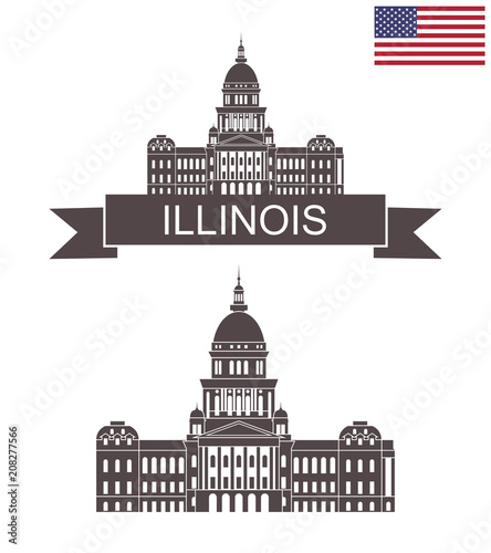State of Illinois. Illinois State Capitol. Springfield