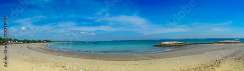 Panorama of Bali Beach