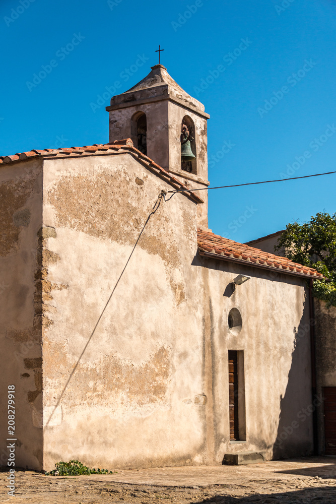 Kapelle im Dorf Populonia, Toskana, Italien