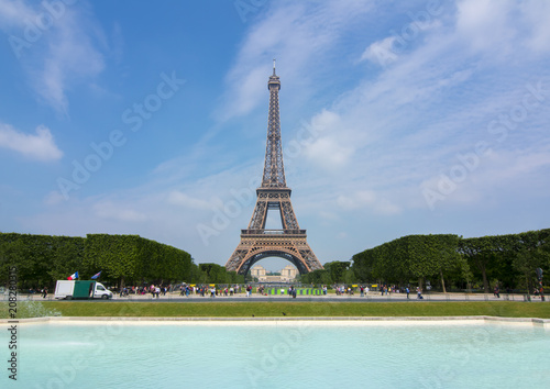 Eiffel Tower in Paris, France © Mistervlad