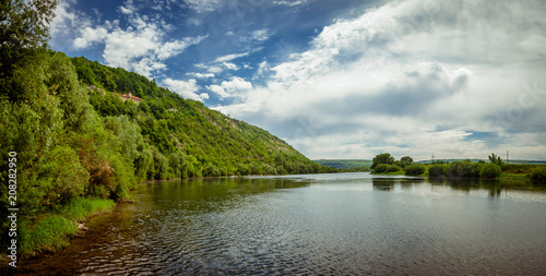 Beautiful scenery of the Dniester River in Mohyliv Podolsk © Sergii