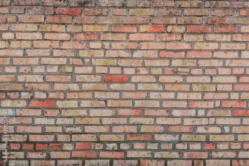 Brick texture with scratches and cracks