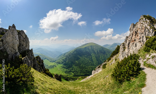 The gorge on the Great Rozsutec hill