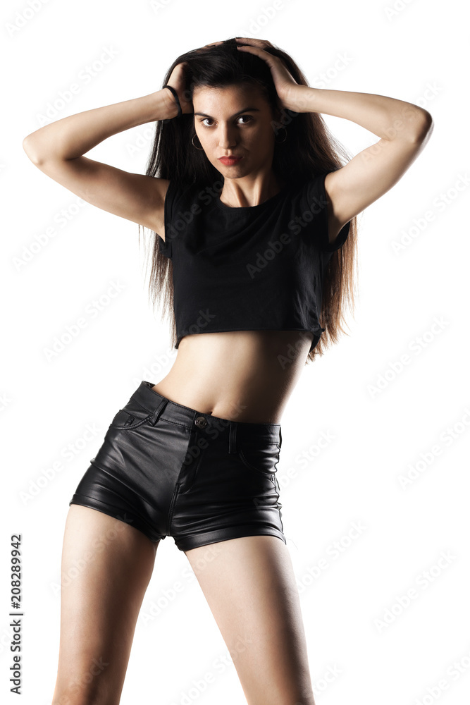 full body shot of a beautiful girl with dark hair full body shot of a beautiful girl with dark hair