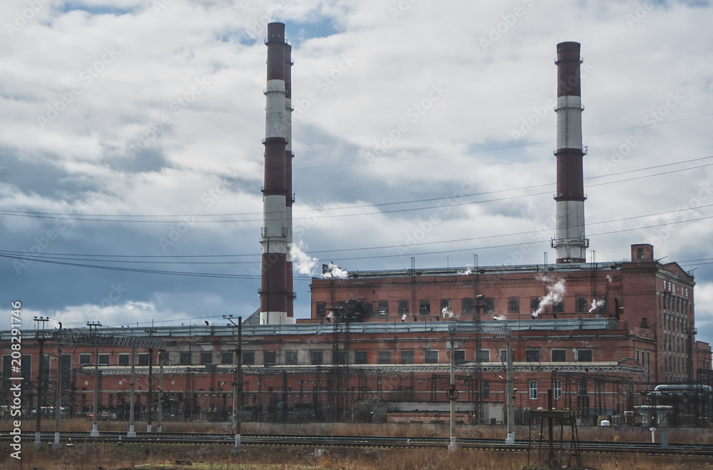 Avtovo CHP-15. Electric and thermal energy plant.