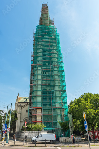 Bratislava, Slovakia - May 24, 2018: Church Blumental in Bratislava, Slovakia. photo