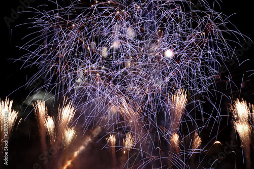 Fireworks Display at Night