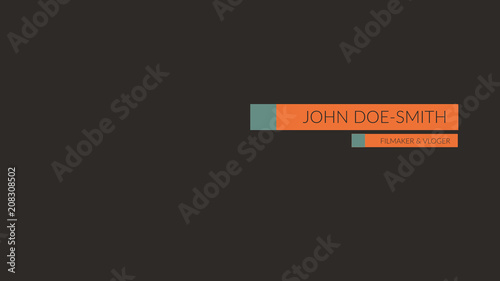 Tri-Color Elastic Titles