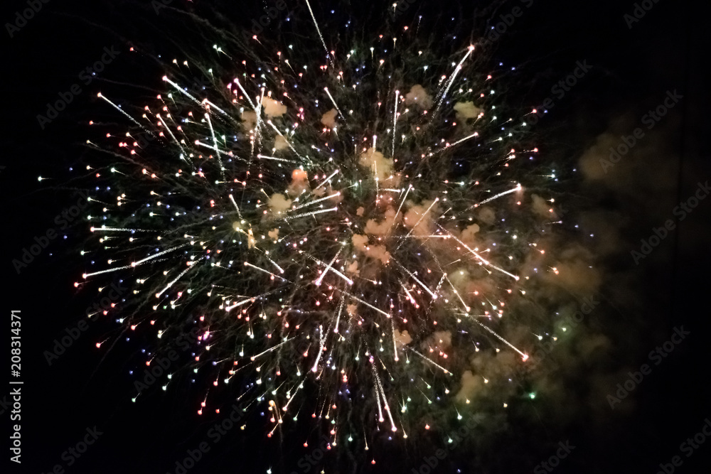 Obraz premium Realistic Fireworks