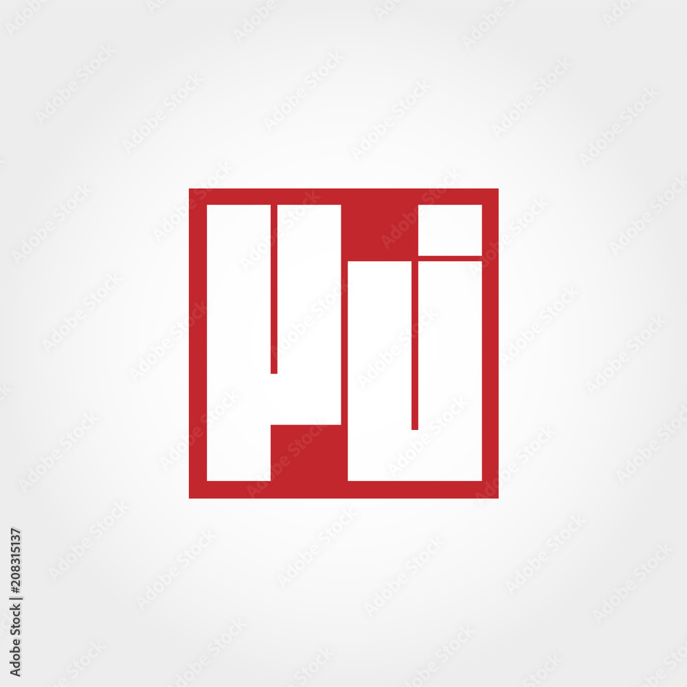 Initial Letter VJ Logo Vector Design Initial Letter VJ Logo Vector Design