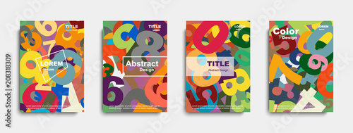 Abstract cover design. banners